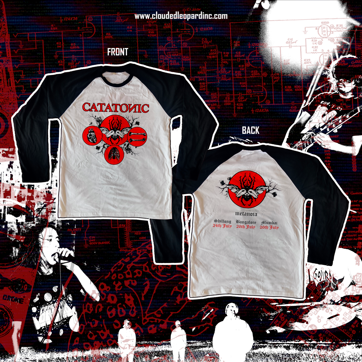 Catatonic Metanoia Raglan T-shirt